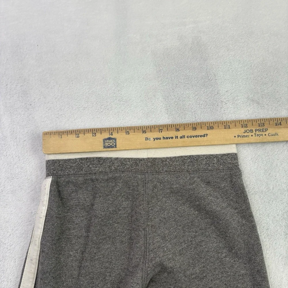 Ralph Lauren College Skull Bones Grey Fleece Sweatpants Youth Small 7